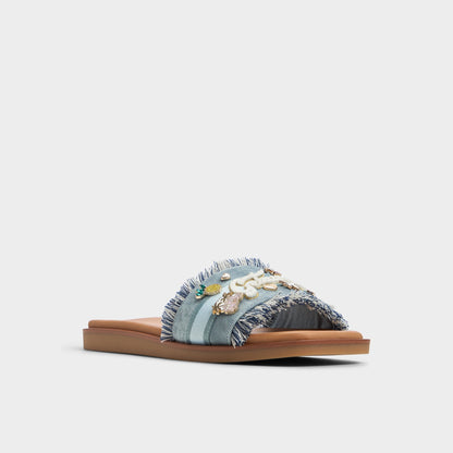 Beachside Denim Women's Flats - Slide sandal Aldo Denim