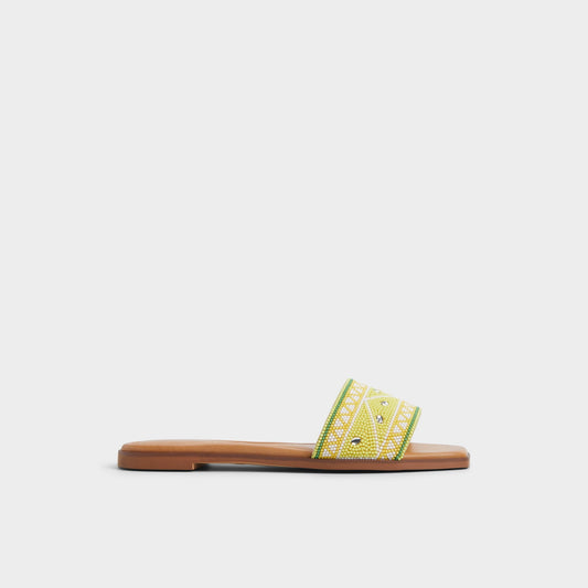 Seavacay Bright Yellow Women's Travel essentials - Slide sandal Aldo Bright Yellow