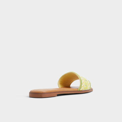 Seavacay Bright Yellow Women's Travel essentials - Slide sandal Aldo Bright Yellow
