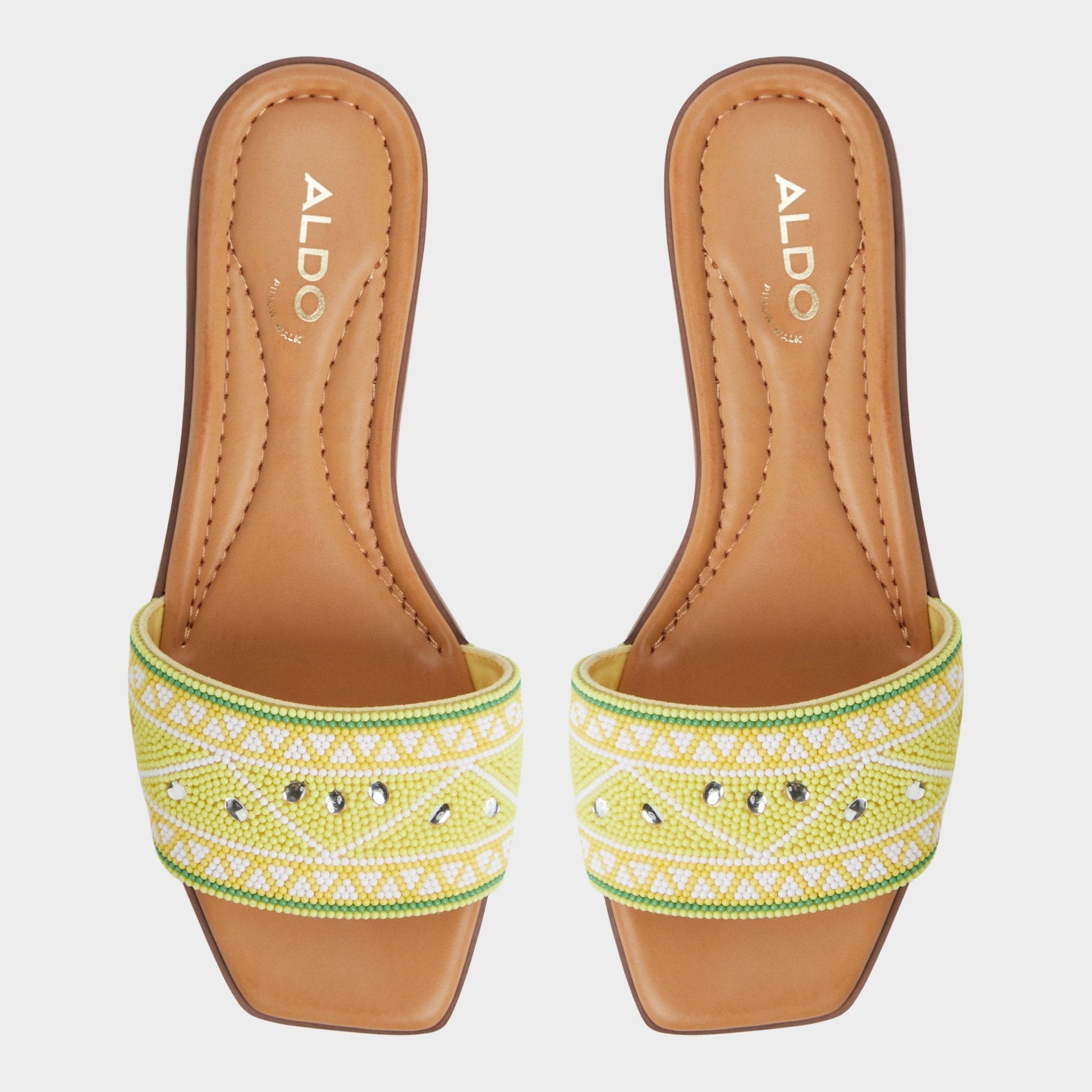 Seavacay Bright Yellow Women's Travel essentials - Slide sandal Aldo Bright Yellow