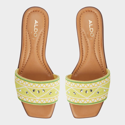 Seavacay Bright Yellow Women's Travel essentials - Slide sandal Aldo Bright Yellow