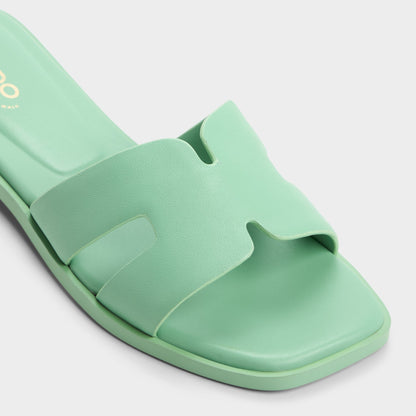Itsandal Medium Green Women's Flats - Slide sandal Aldo Medium green
