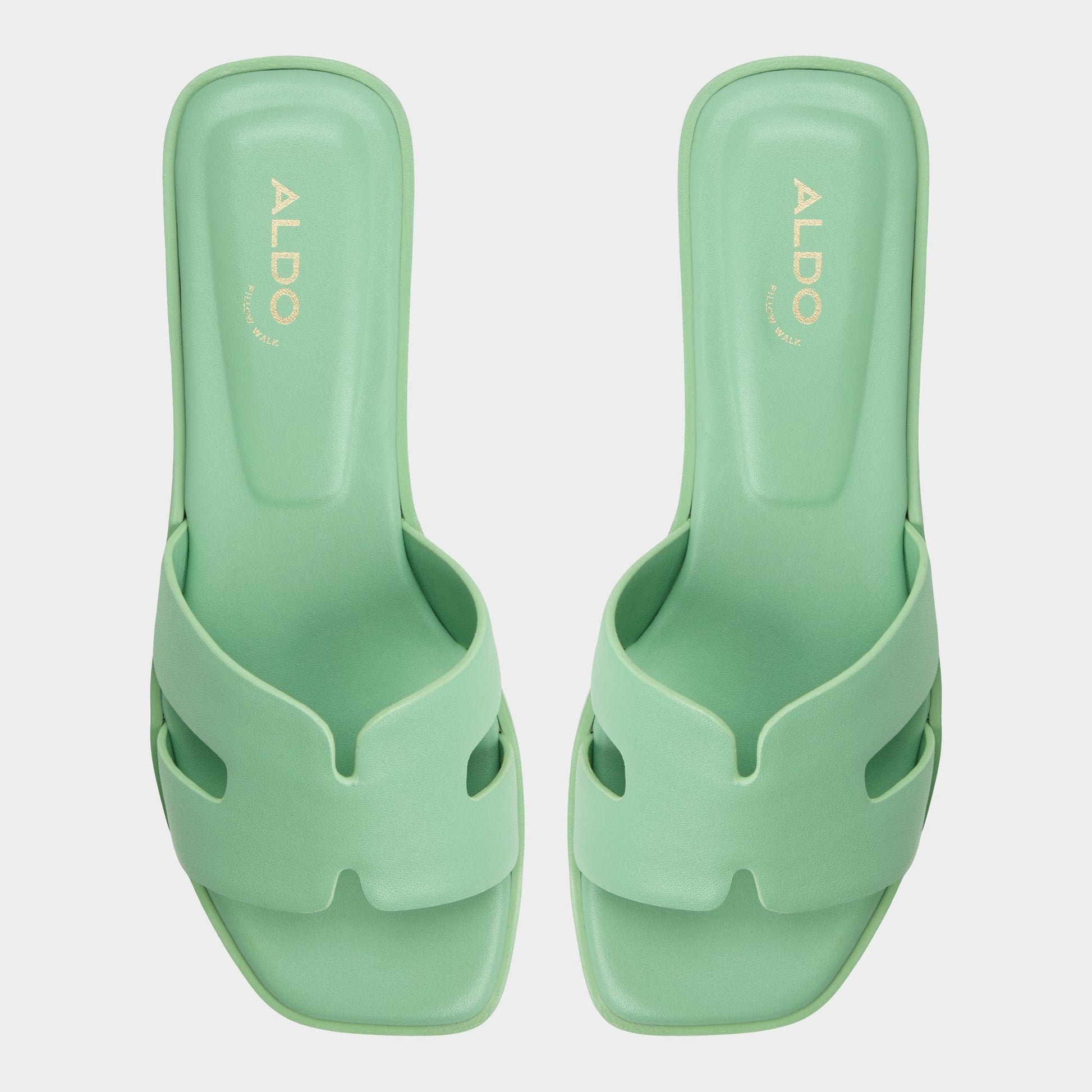 Itsandal Medium Green Women's Flats - Slide sandal Aldo Medium green