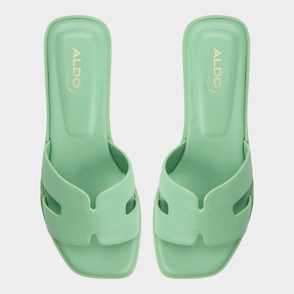 Itsandal Medium Green Women's Flats - Slide sandal Aldo Medium green