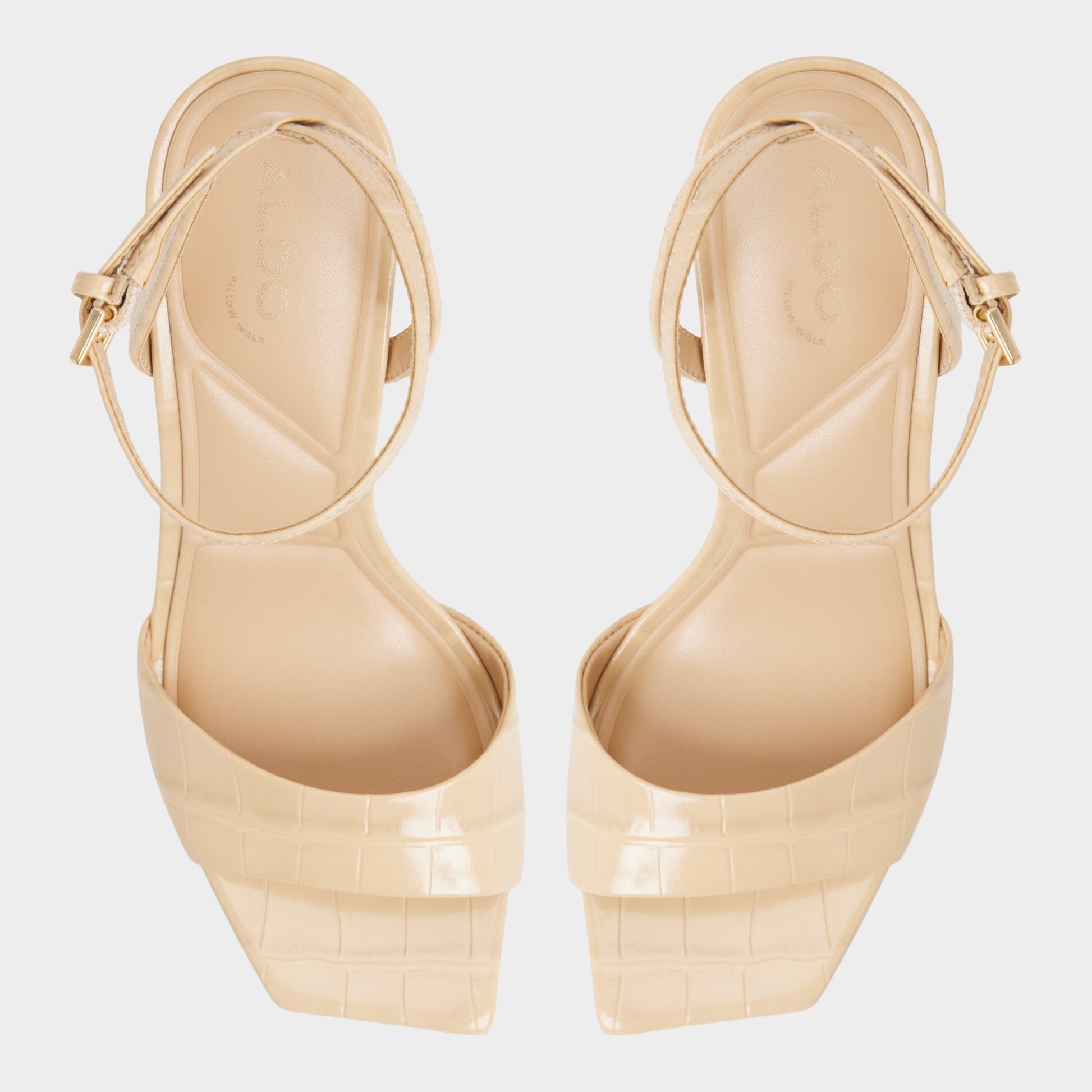 Harmonious in Medium Beige - Strappy heeled sandal Aldo Medium Beige