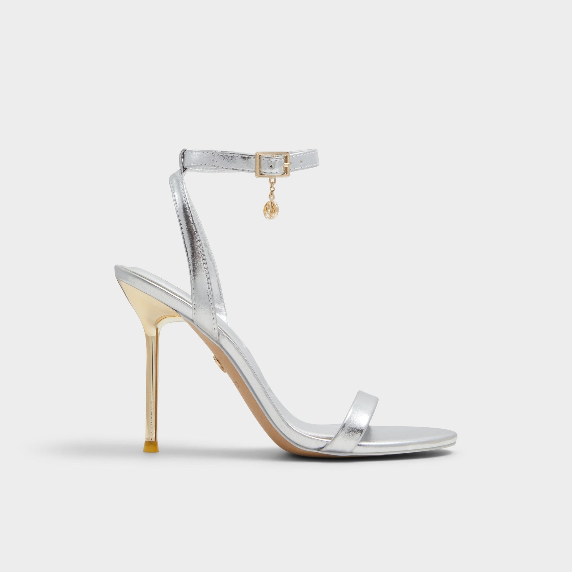 Maristou Silver Women's Strappy sandals - Strappy heeled sandal Aldo Silver