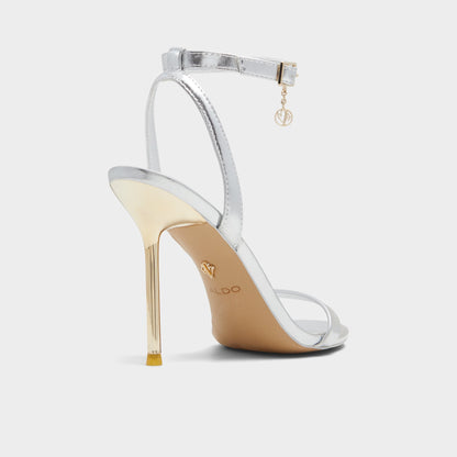 Maristou Silver Women's Strappy sandals - Strappy heeled sandal Aldo Silver