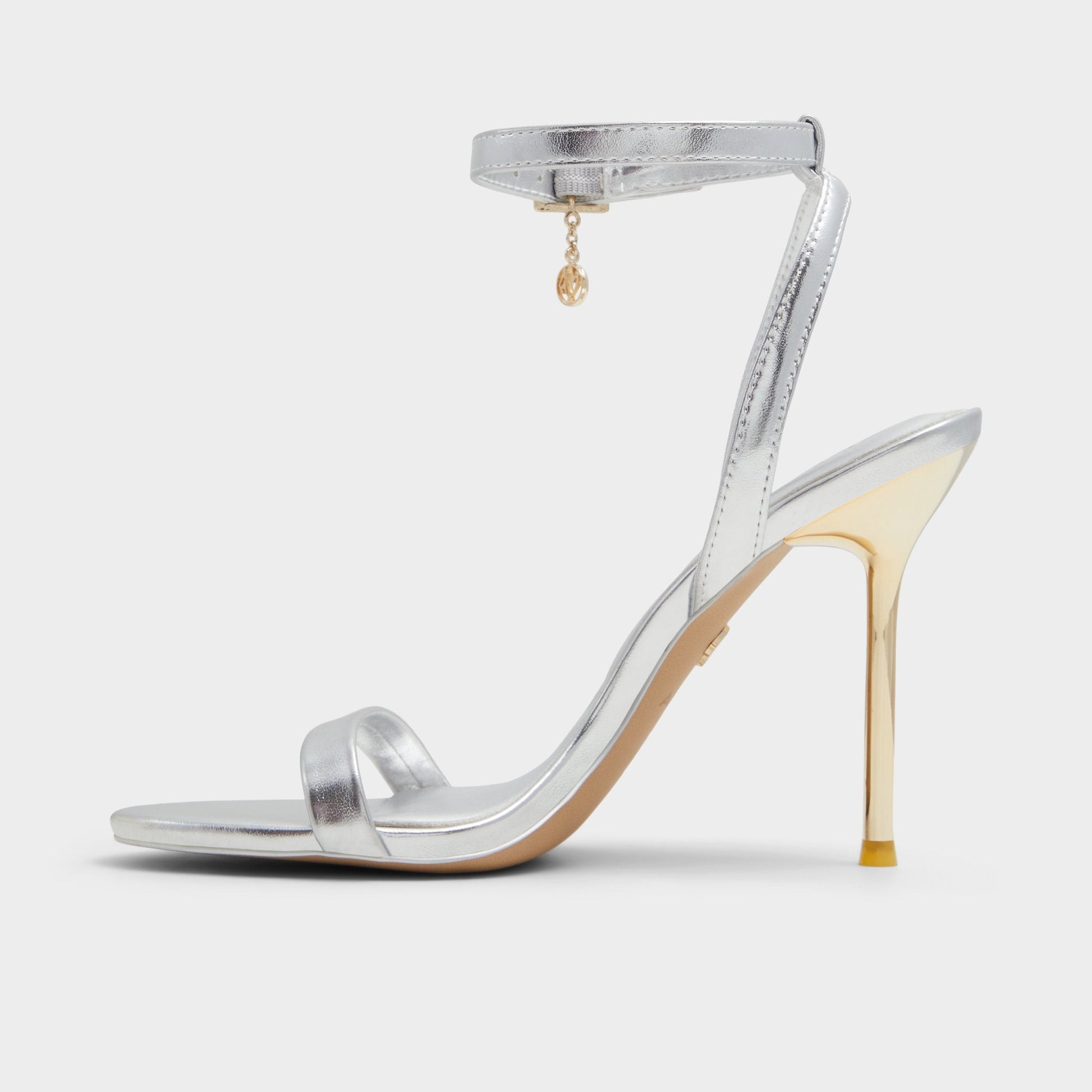 Maristou Silver Women's Strappy sandals - Strappy heeled sandal Aldo Silver