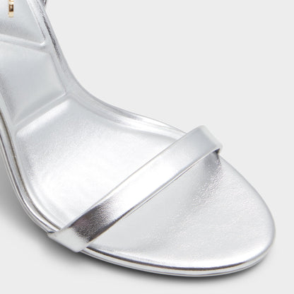 Maristou Silver Women's Strappy sandals - Strappy heeled sandal Aldo Silver