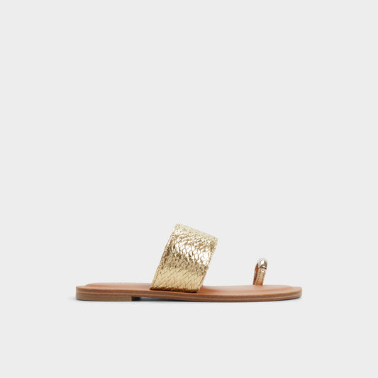 Beachwalk Gold Women's Iridescent metallics - Slide sandal Aldo Gold