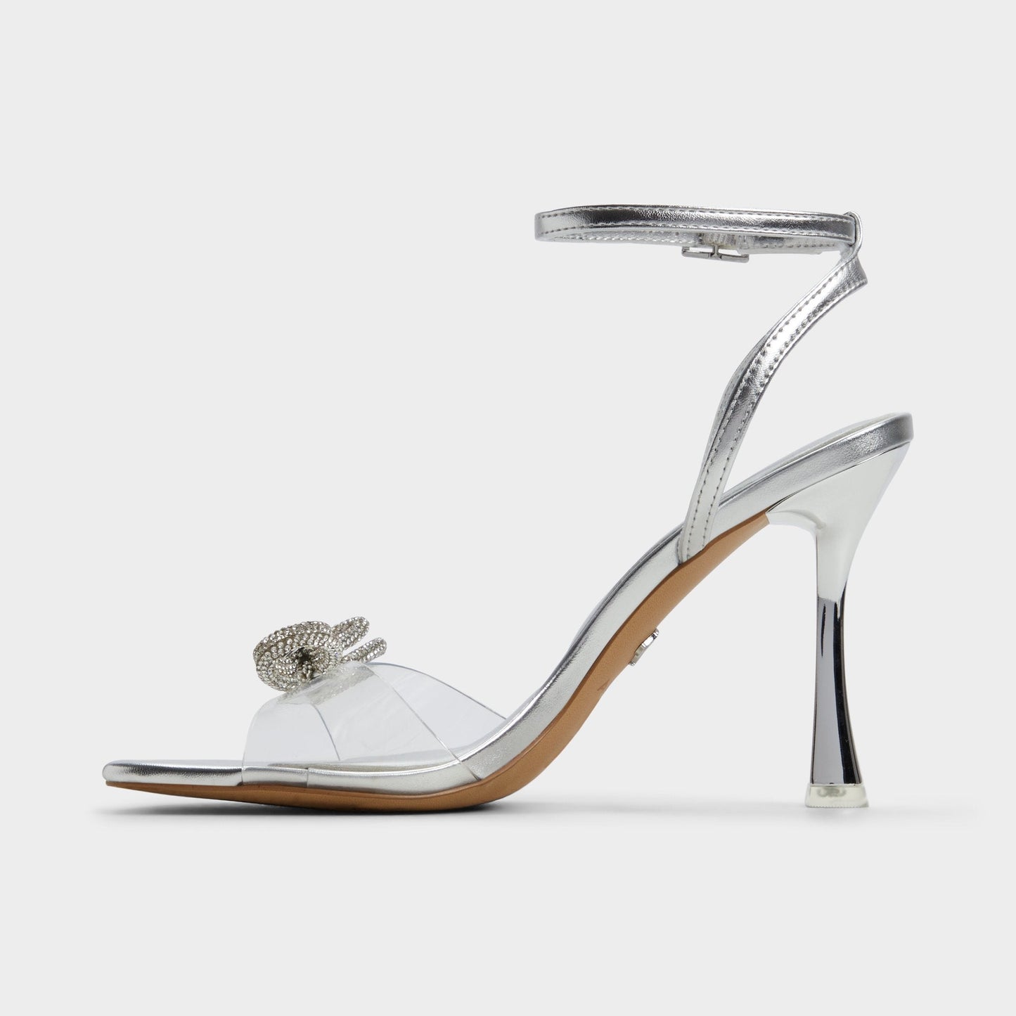 Ozley Silver Women's Strappy Heels - Strappy heeled sandal Aldo Silver