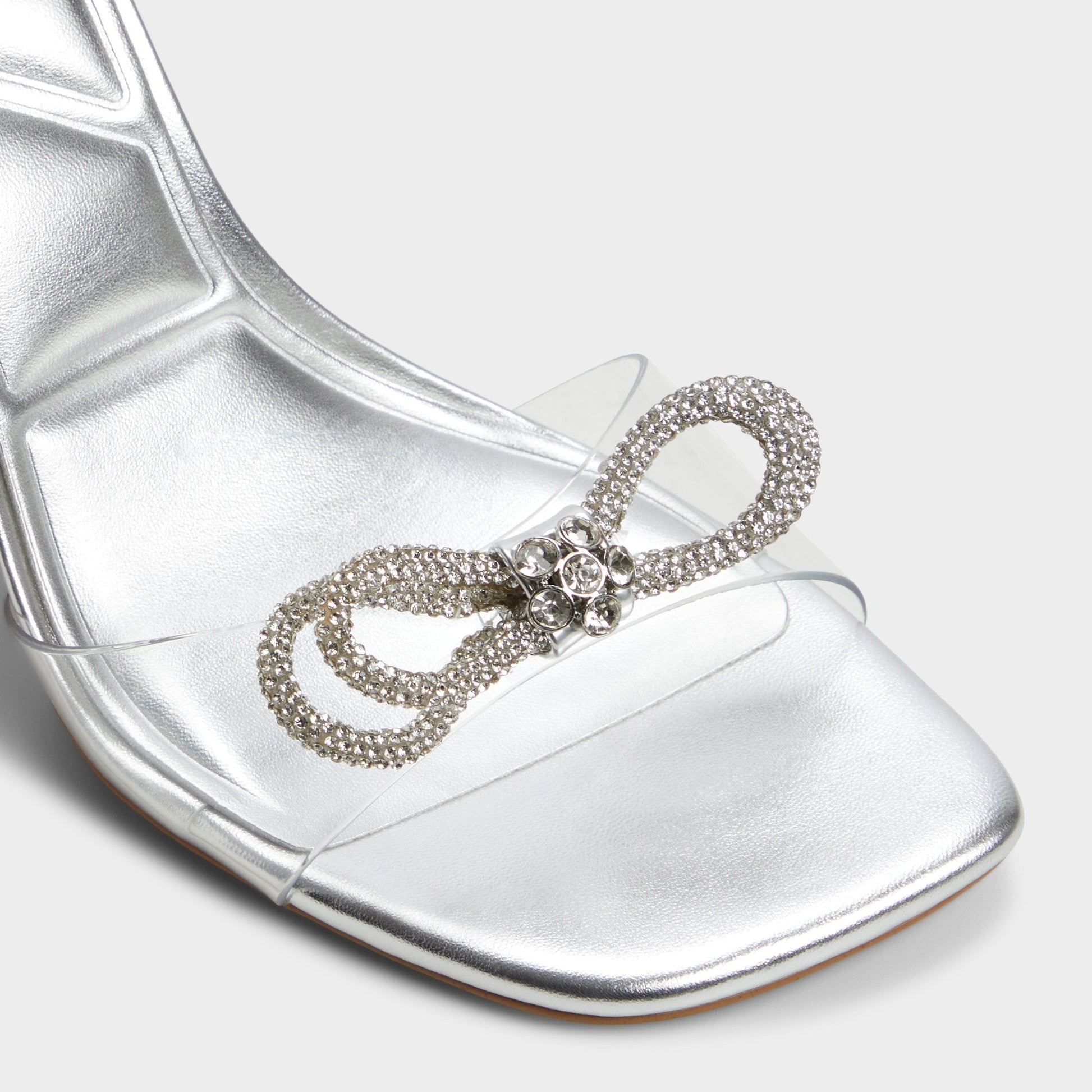 Ozley Silver Women's Strappy Heels - Strappy heeled sandal Aldo Silver