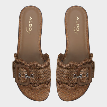 Wavysally in Light Brown - Slide sandal Aldo Light brown