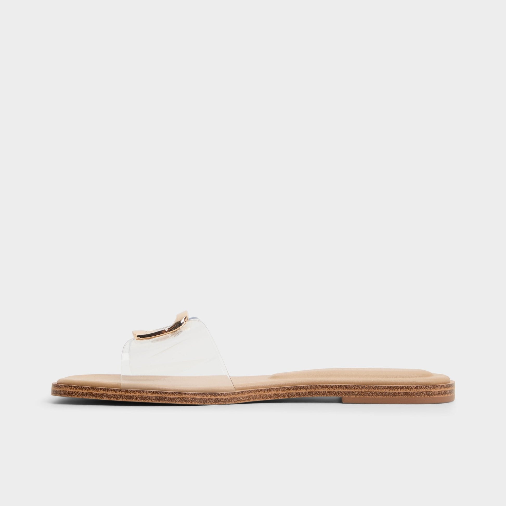 Tidella Clear Women's Flats - Slide sandal Aldo Clear