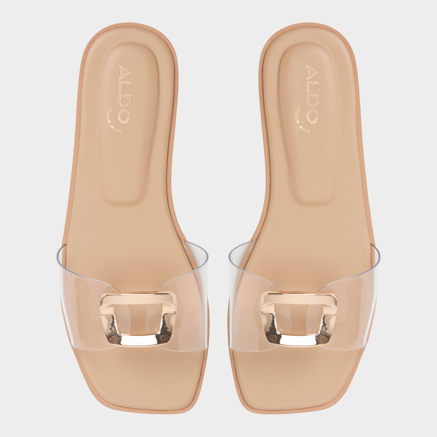 Tidella Clear Women's Flats - Slide sandal Aldo Clear