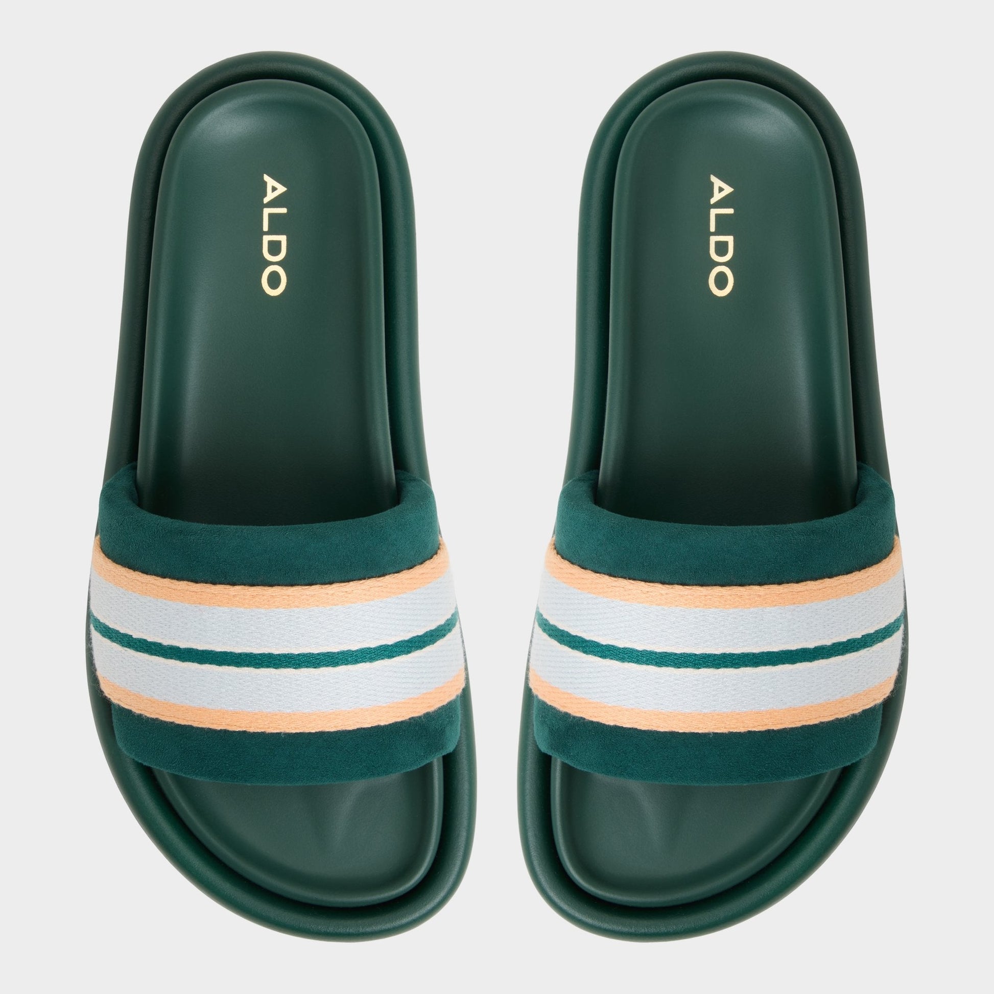 Nydelagan in Open Green - , Footbed sandal Aldo Open green