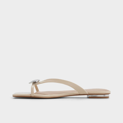 Iliria Beige Women's Flats - Slide sandal Aldo Beige