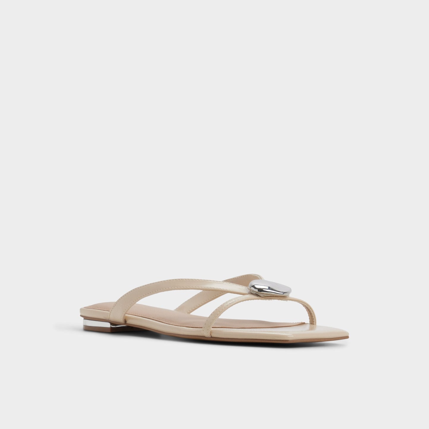 Iliria Beige Women's Flats - Slide sandal Aldo Beige