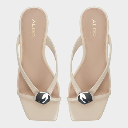 Iliria Beige Women's Flats - Slide sandal Aldo Beige