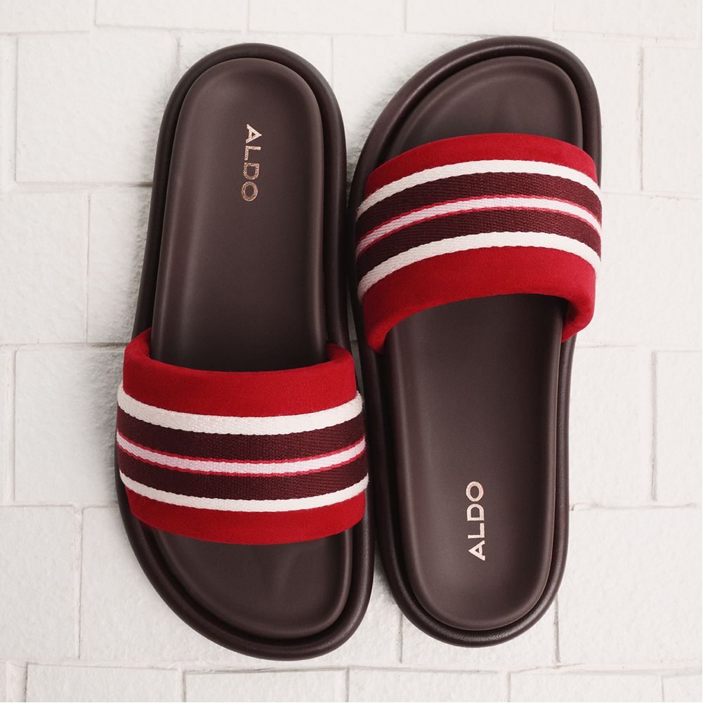Nydelagan in Open Red - , Footbed sandal Aldo Open red