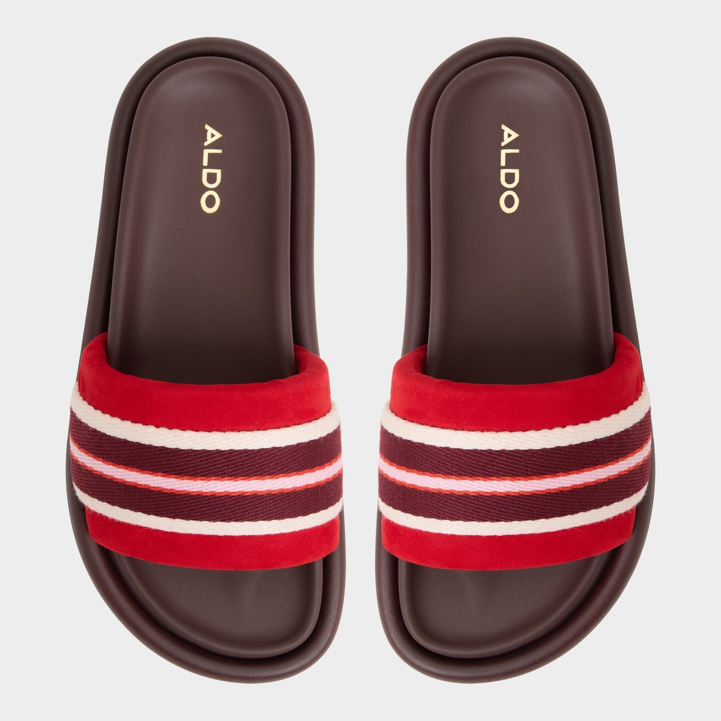 Nydelagan in Open Red - , Footbed sandal Aldo Open red