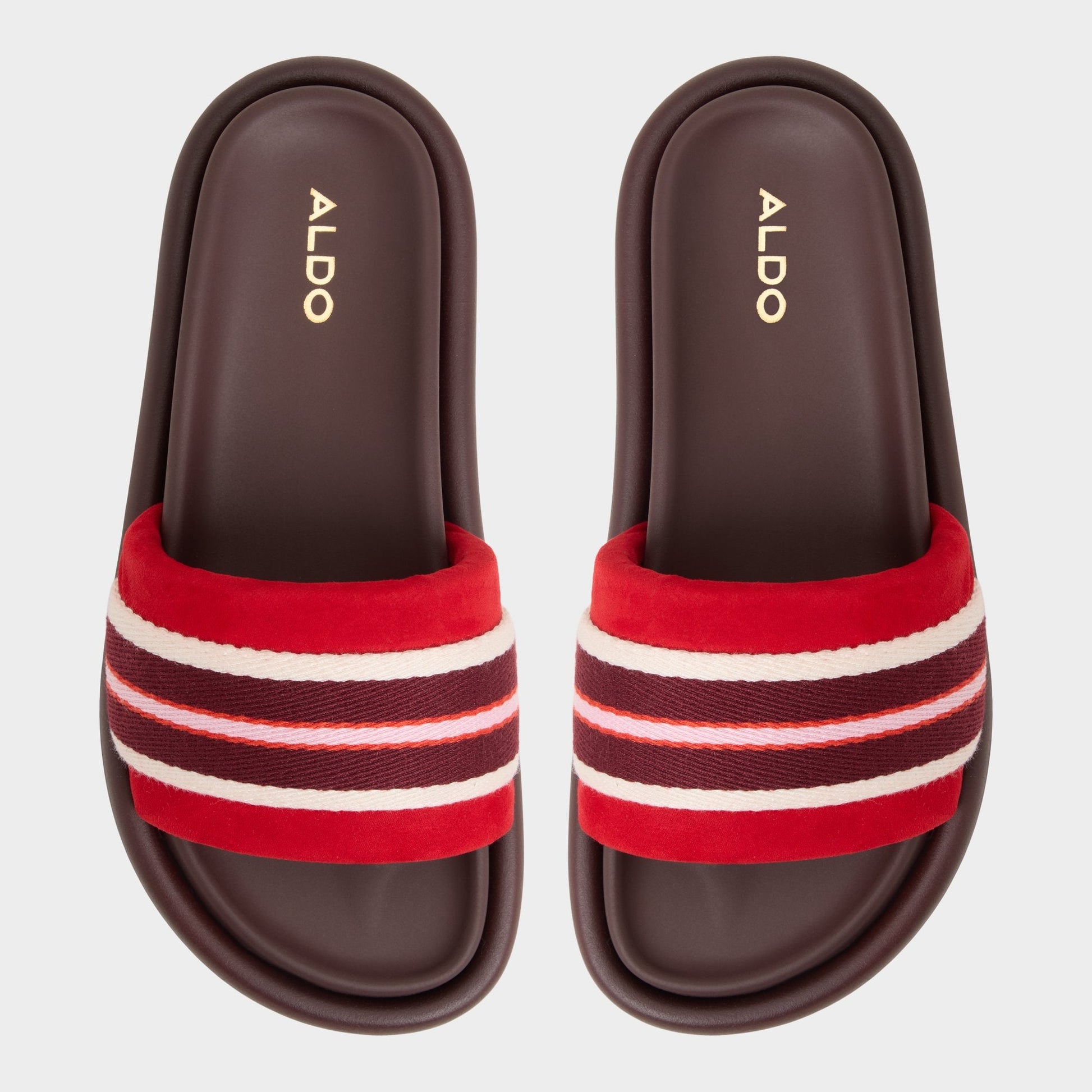 Nydelagan in Open Red - , Footbed sandal Aldo Open red