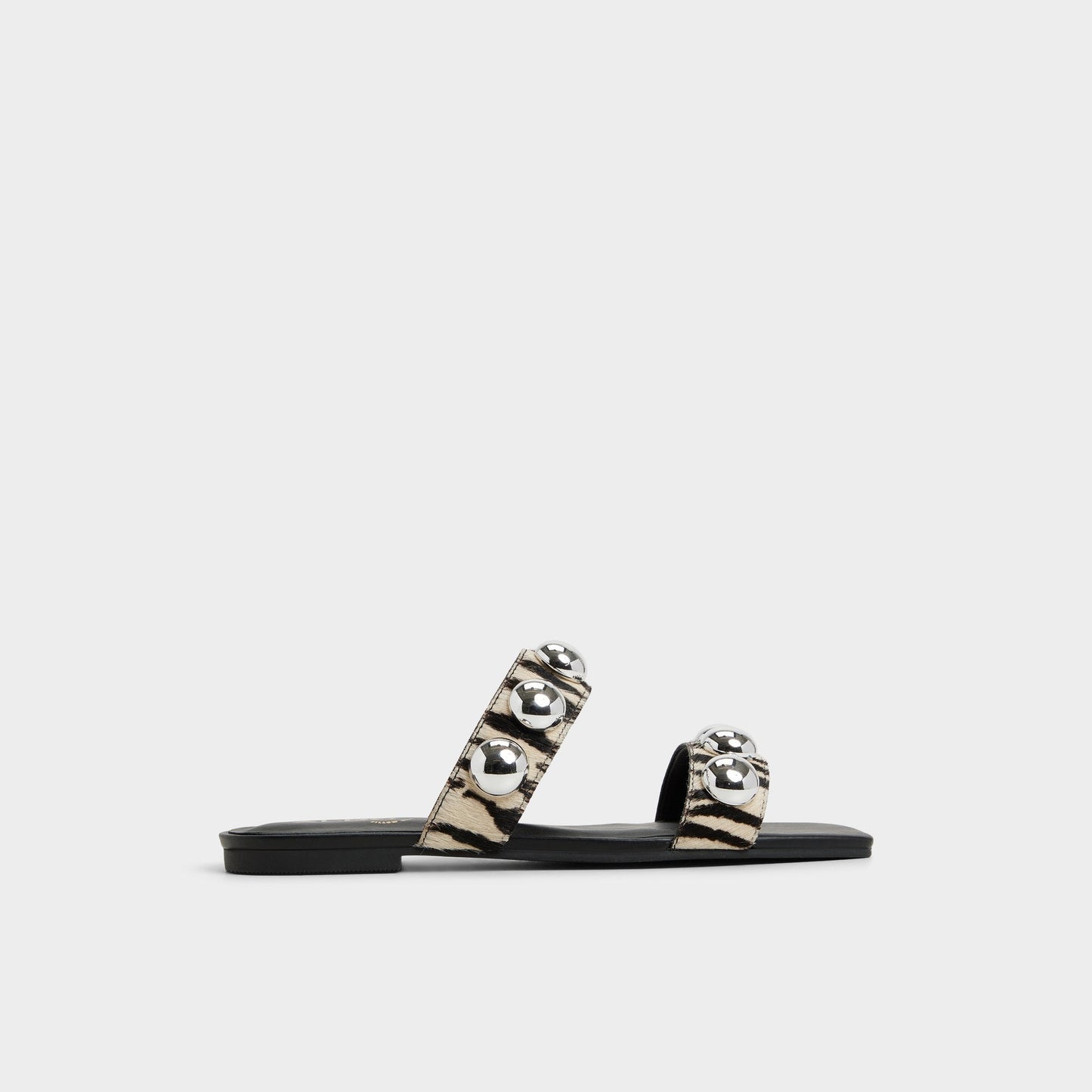 Katalena in White Black - Slide sandal Aldo White/Black