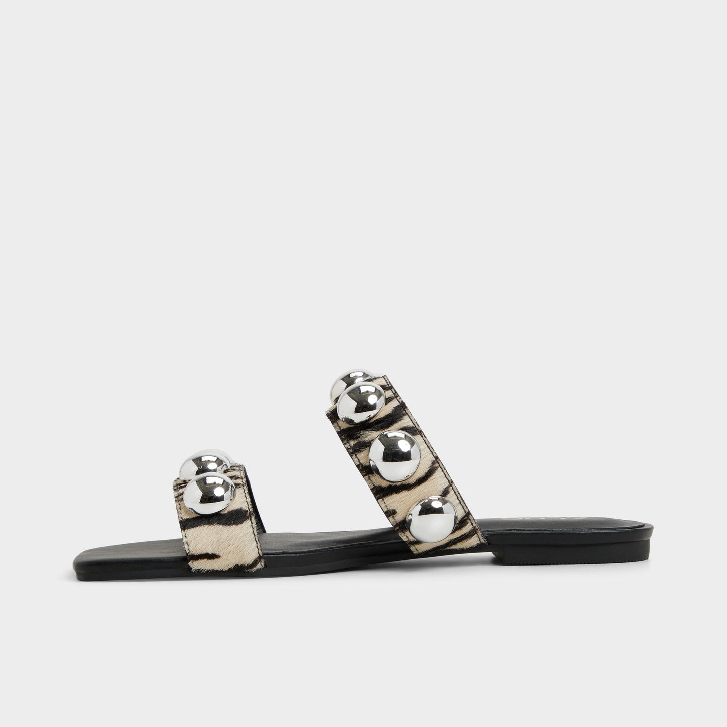 Katalena in White Black - Slide sandal Aldo White/Black