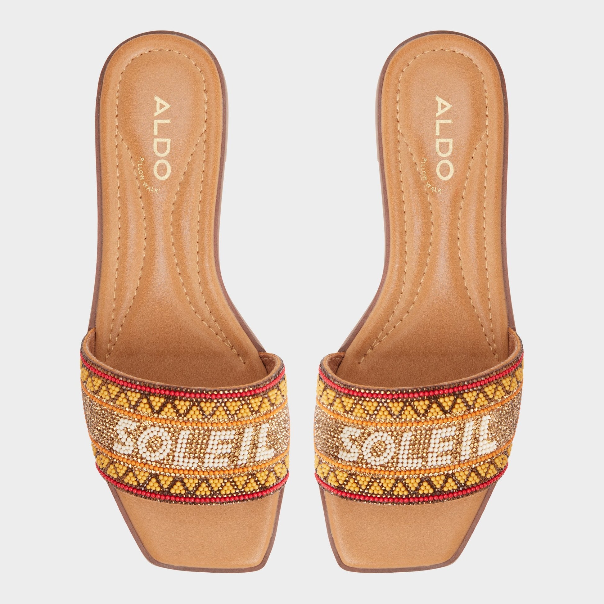 Seavacay Brown Multi Women's Flats -  Aldo Brown Multi