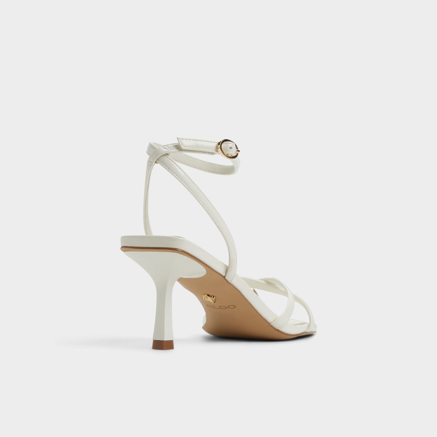 Elodiah White/Bone Women's Travel essentials - Strappy heeled sandal, Stiletto heel Aldo White/bone