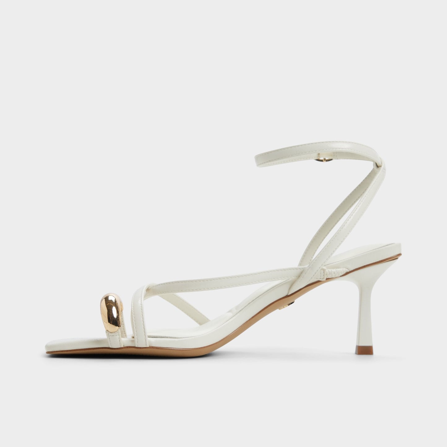 Elodiah White/Bone Women's Travel essentials - Strappy heeled sandal, Stiletto heel Aldo White/bone