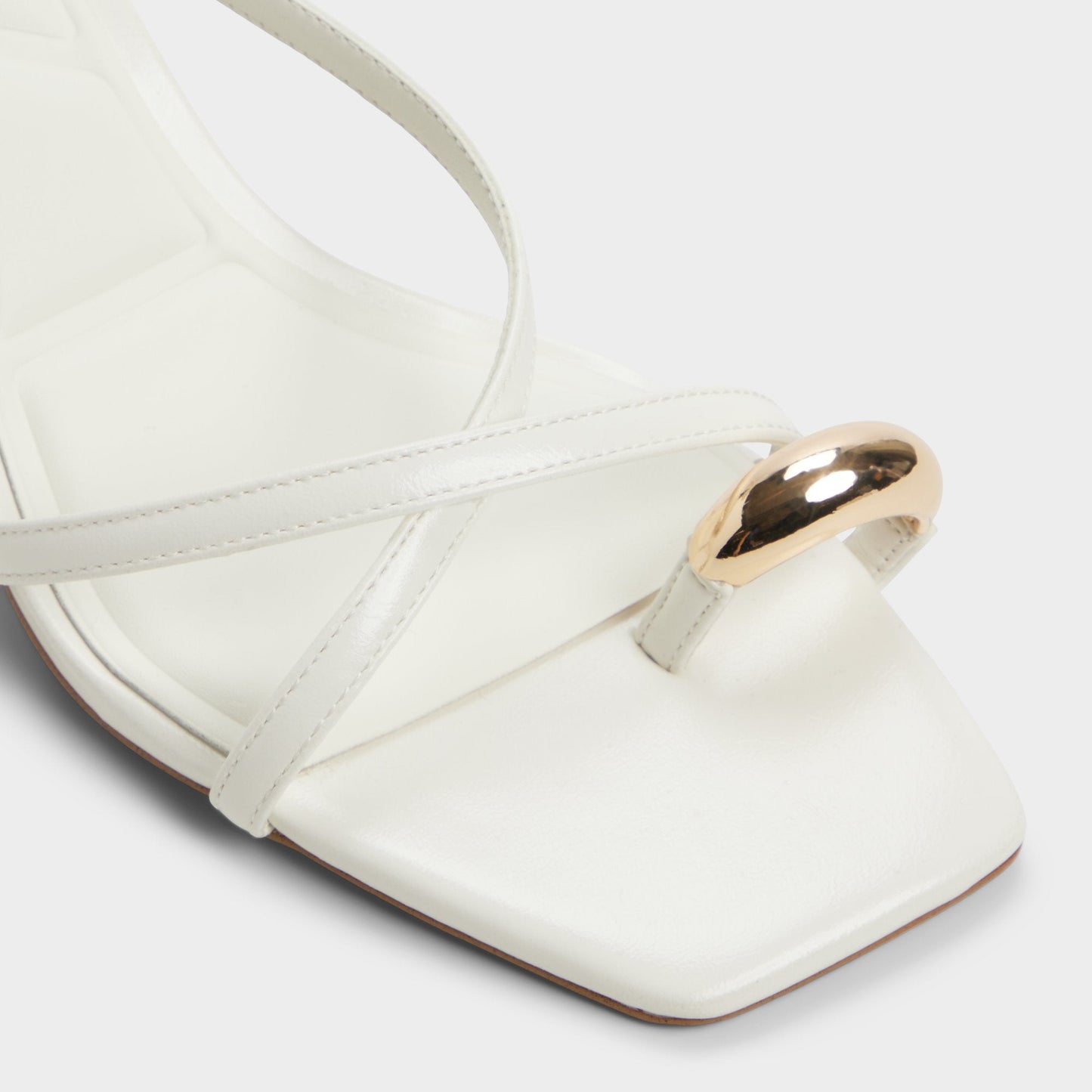 Elodiah White/Bone Women's Travel essentials - Strappy heeled sandal, Stiletto heel Aldo White/bone