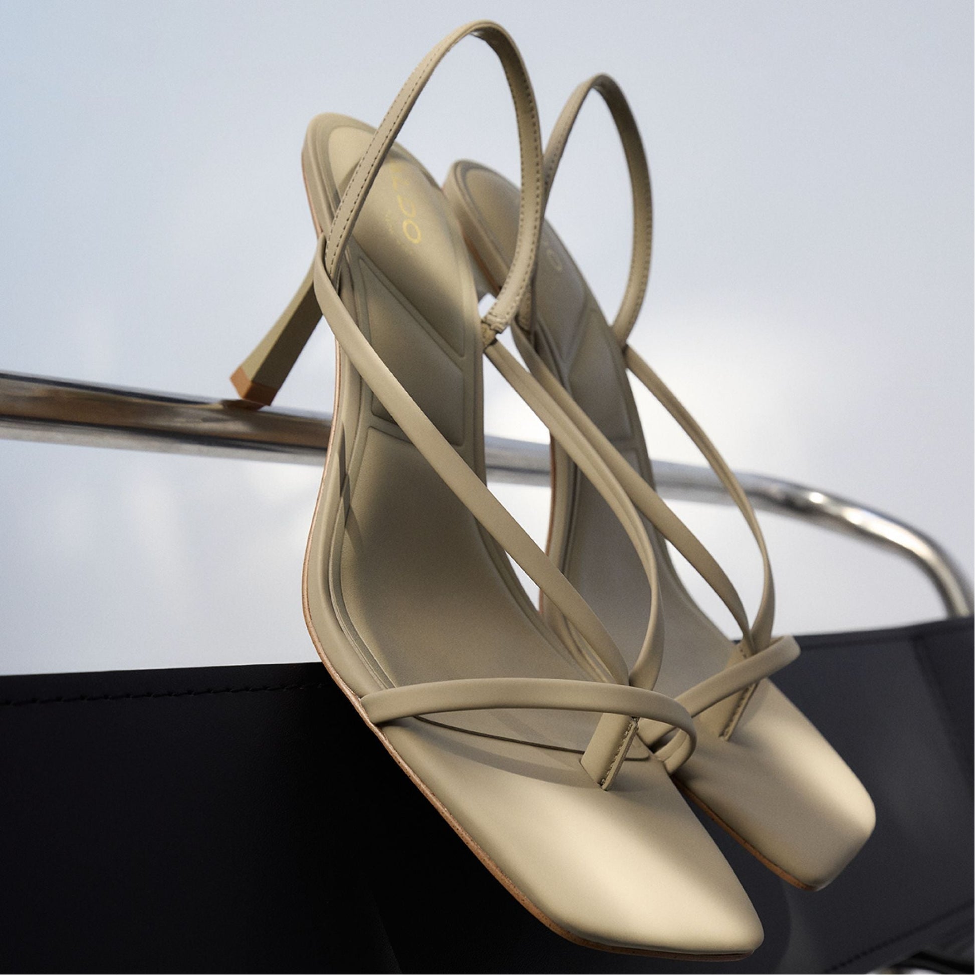 Riva Other Green Women's Strappy sandals - Sling back heeled sandal, Stiletto heel Aldo Other Green