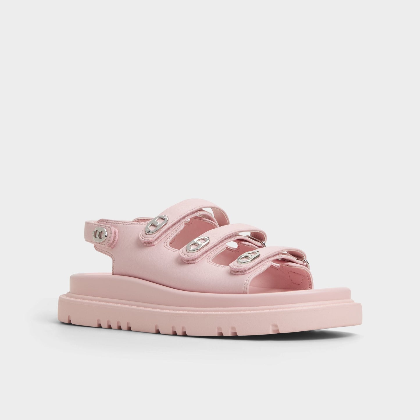 Halendar Light Pink Women's Footbed sandals - Footbed sandal, Footbed sandal Aldo Light Pink