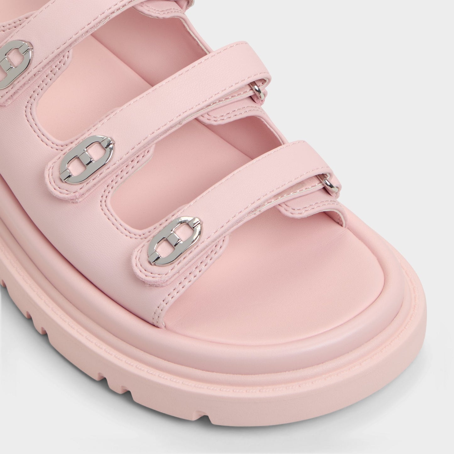 Halendar Light Pink Women's Footbed sandals - Footbed sandal, Footbed sandal Aldo Light Pink
