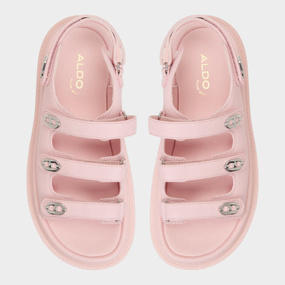 Halendar Light Pink Women's Footbed sandals - Footbed sandal, Footbed sandal Aldo Light Pink