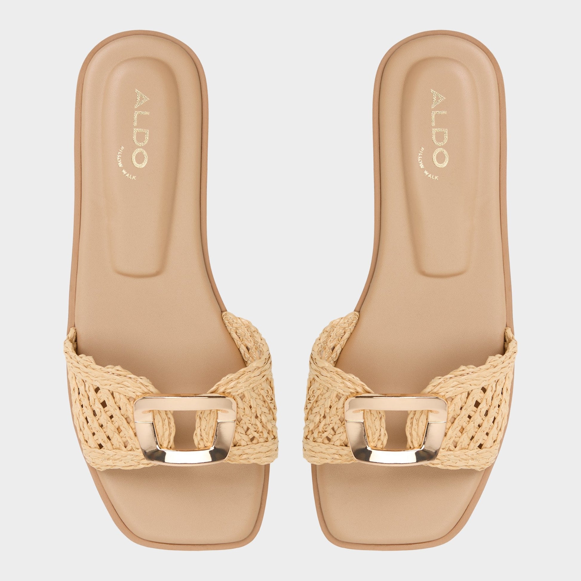 Tidella Natural Women's Flats - Slide sandal Aldo Natural