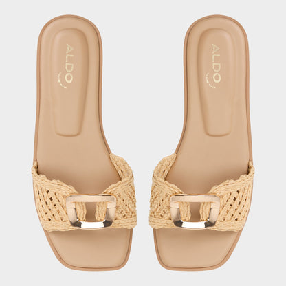 Tidella Natural Women's Flats - Slide sandal Aldo Natural