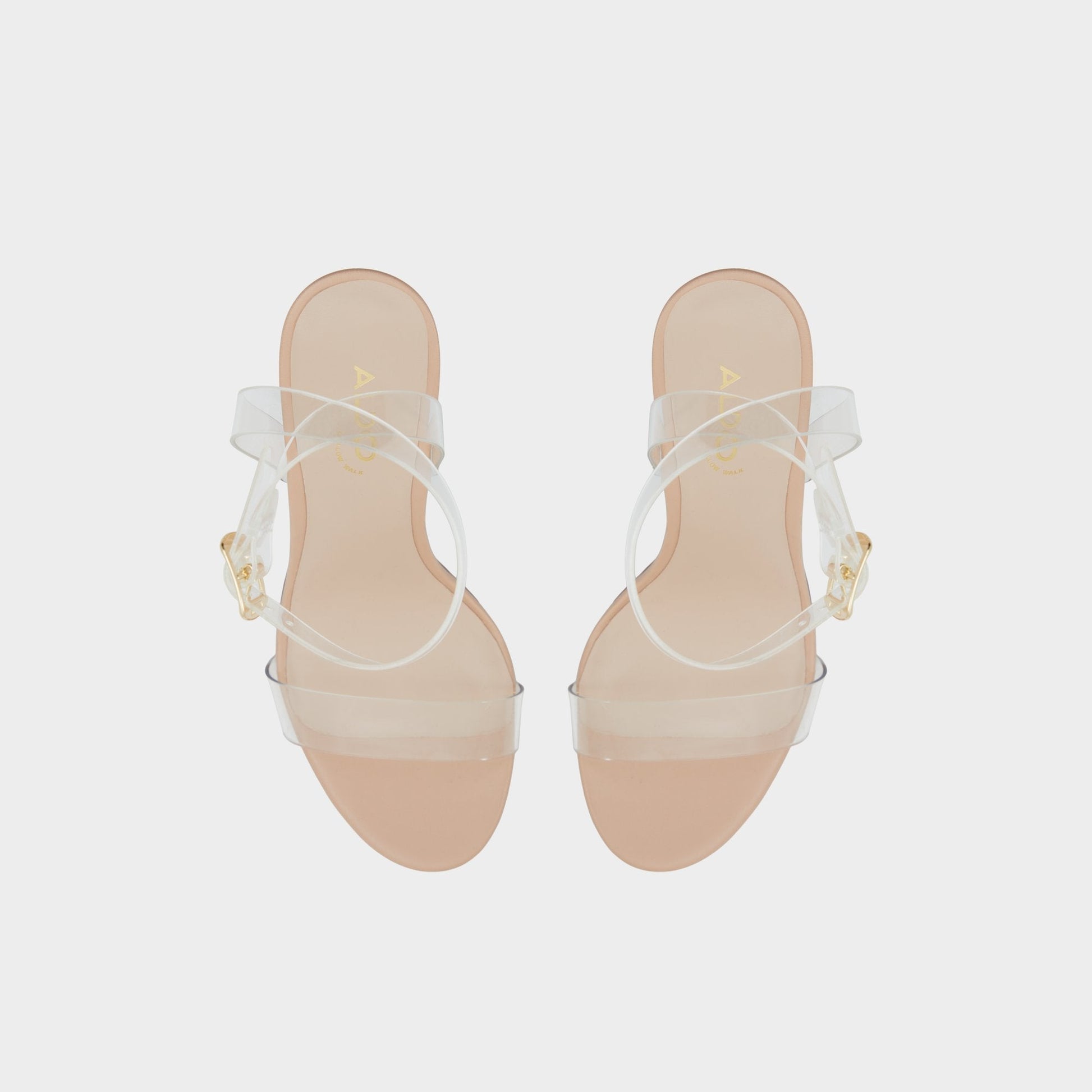 Aniwien Bone Women's Strappy sandals - Strappy heeled sandal, Block heel Aldo Bone