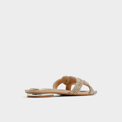 Karlina in Gold - Slide sandal Aldo Gold