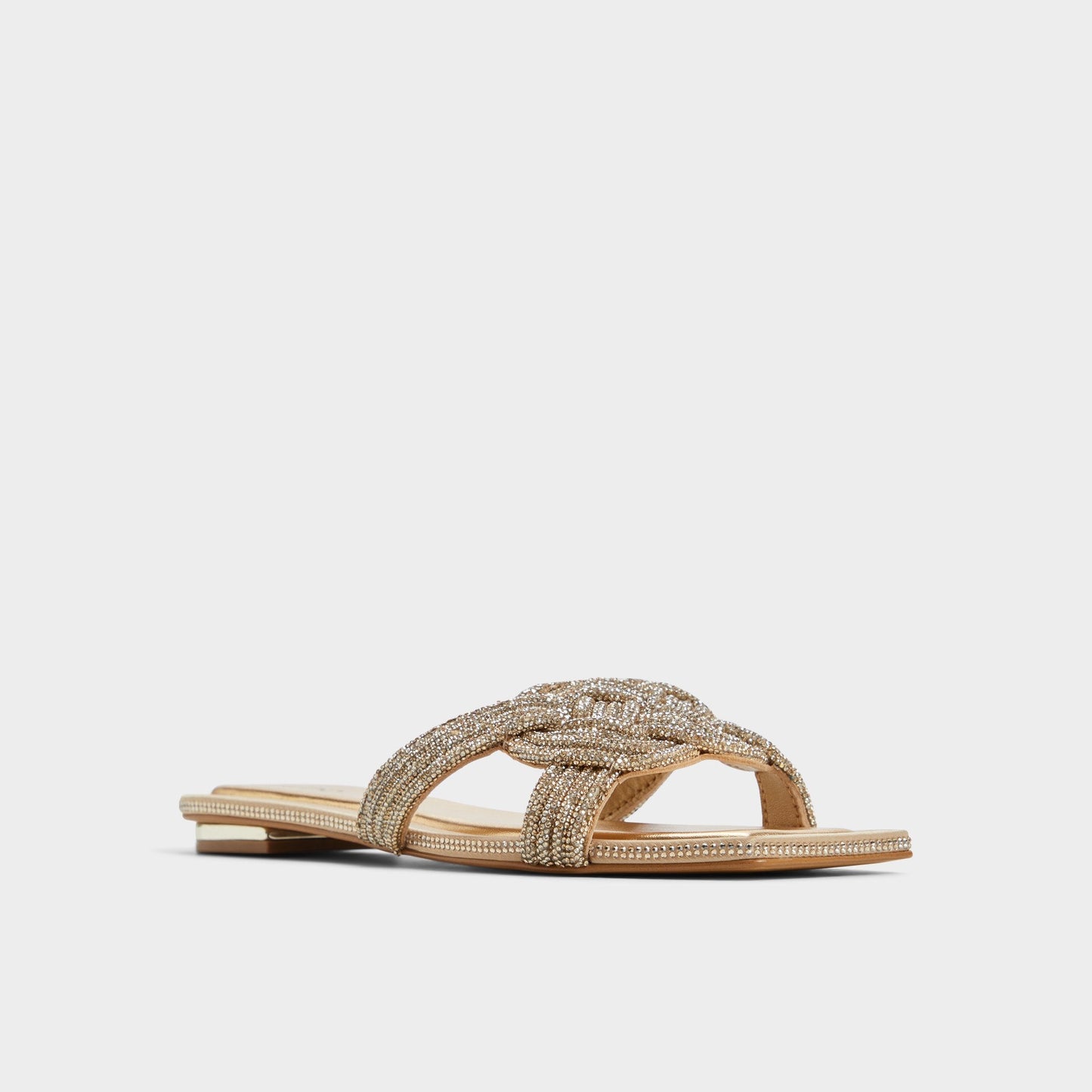 Karlina in Gold - Slide sandal Aldo Gold