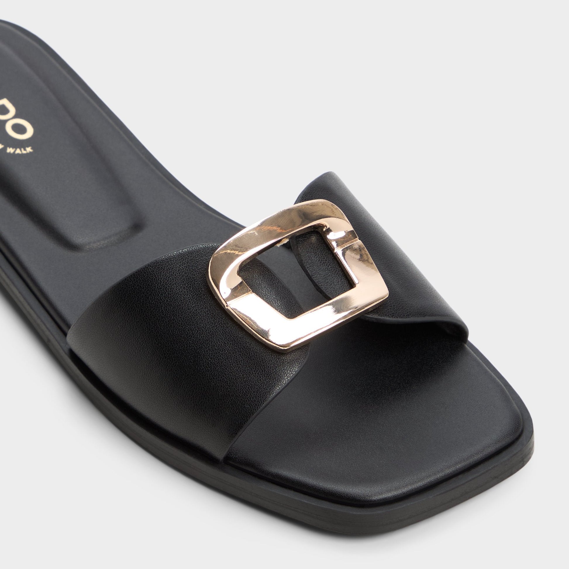 Tidella Black Women's Flats - Slide sandal Aldo Black