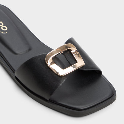 Tidella Black Women's Flats - Slide sandal Aldo Black