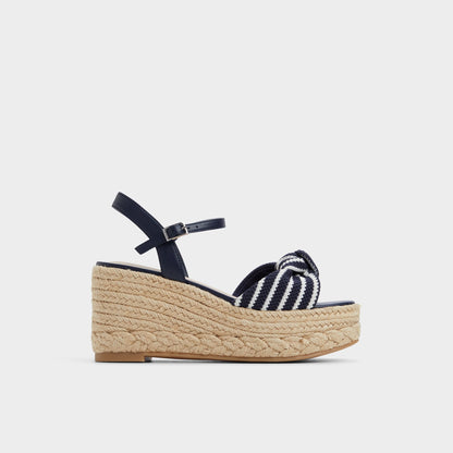 Annamarie Navy Women's Platform sandals - Wedge sandal Aldo Navy
