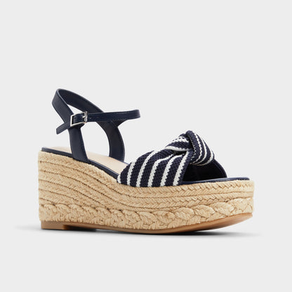 Annamarie Navy Women's Platform sandals - Wedge sandal Aldo Navy