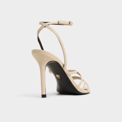 Solania Light Beige Women's Strappy sandals - Heeled sandal, Stiletto heel Aldo Light Beige