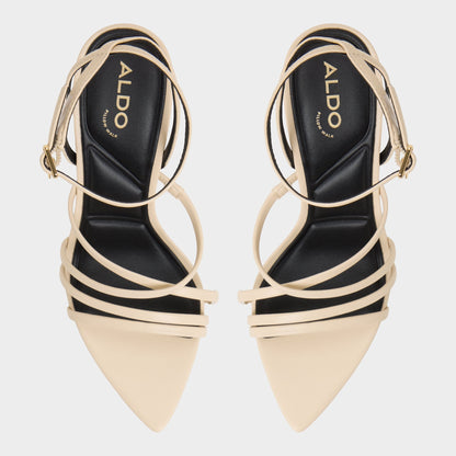 Solania Light Beige Women's Strappy sandals - Heeled sandal, Stiletto heel Aldo Light Beige
