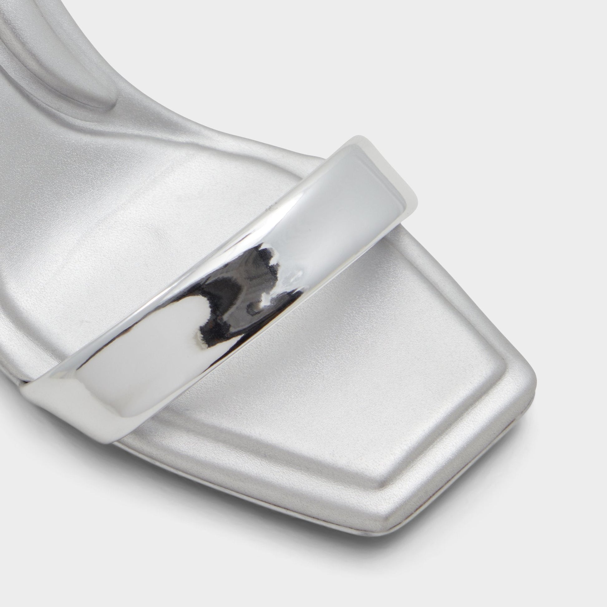 Aurorai Silver Women's Block heels - Strappy heeled sandal, Block heel Aldo Silver