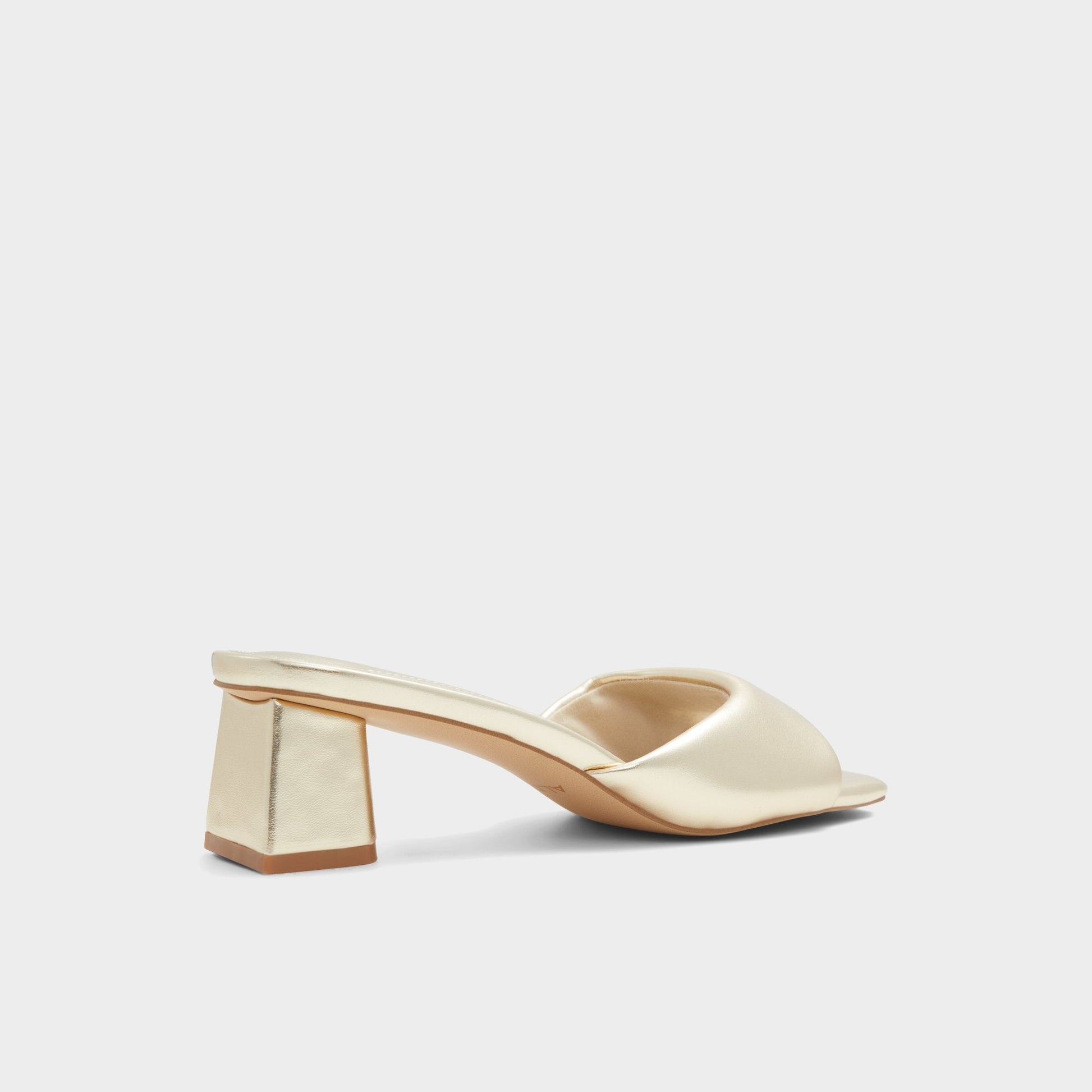Aneka Gold Women's Heeled mules - Heeled mule, Block heel Aldo Gold