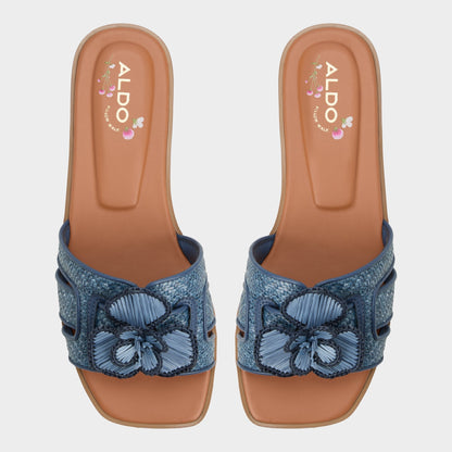 Seaflower Denim Women's Flats - Slide sandal Aldo Denim